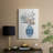 Boho Arrangement II -Custom Wrapped Gallery Cavas