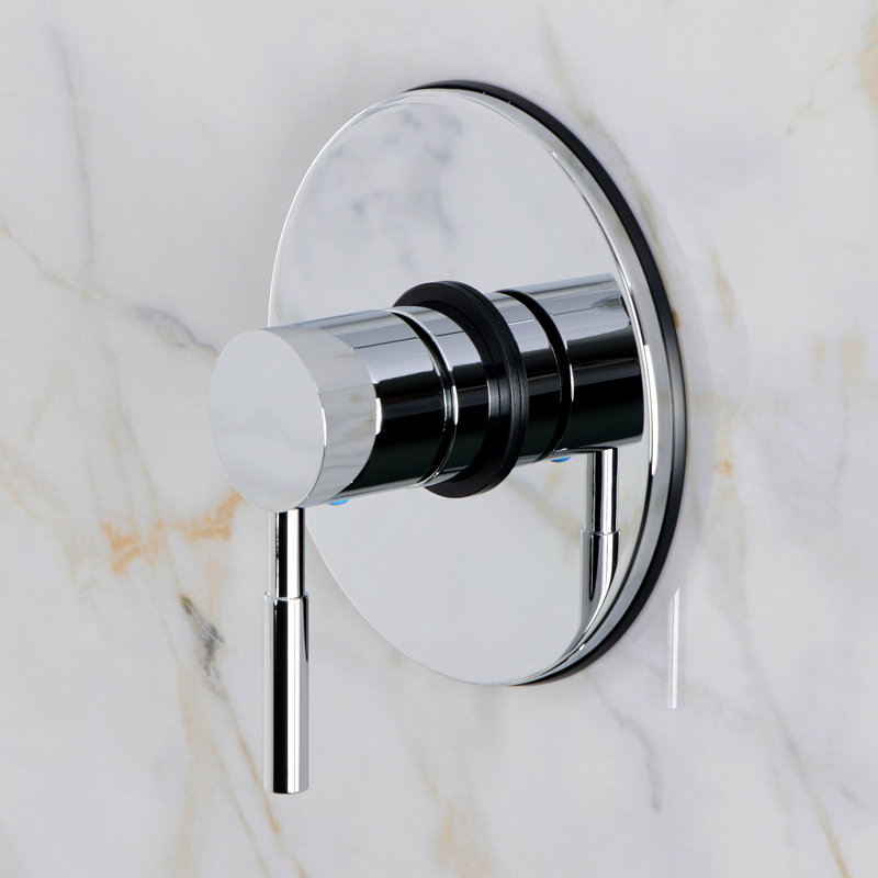Kingston Brass Concord Single-Handle Pressure Balanced Tub and Shower Faucet, Polished Chrome