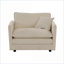 Canapé modulaire, ensemble de canapé moderne 2 pièces à sièges profonds 1 + 3 pour salon | Beige | Chenille-544941861