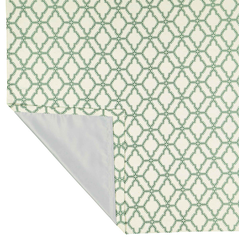 Emerald Green Linen Blackout Rod Pocket Window Curtain Panels, Set of 2