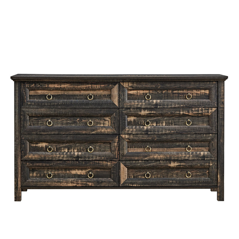 Commode rustique, commode campagnarde, Chêne foncé