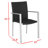 Rory Metal Outdoor Stacking Dining Armchair-851908161
