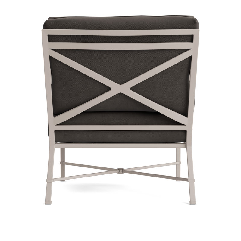 Venetian Outdoor Lounge Chair, Fusion Charcoal, Dove Smooth