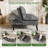 62.2" Upholstered Sleeper Sofa Bed Convertible Futon-590482491