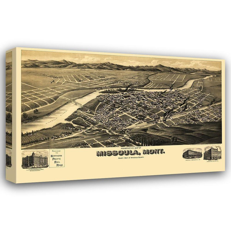 Art sur toile tendue avec art par American Direct Co, Missoula Montana