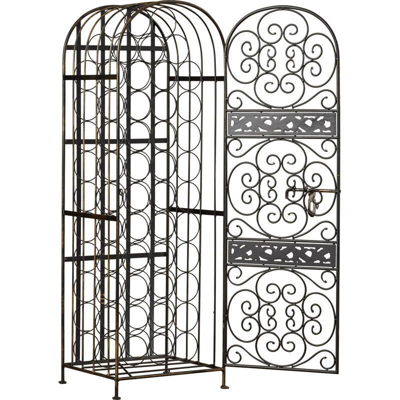 Verdi Floor Wine Bottle Rack in Brown