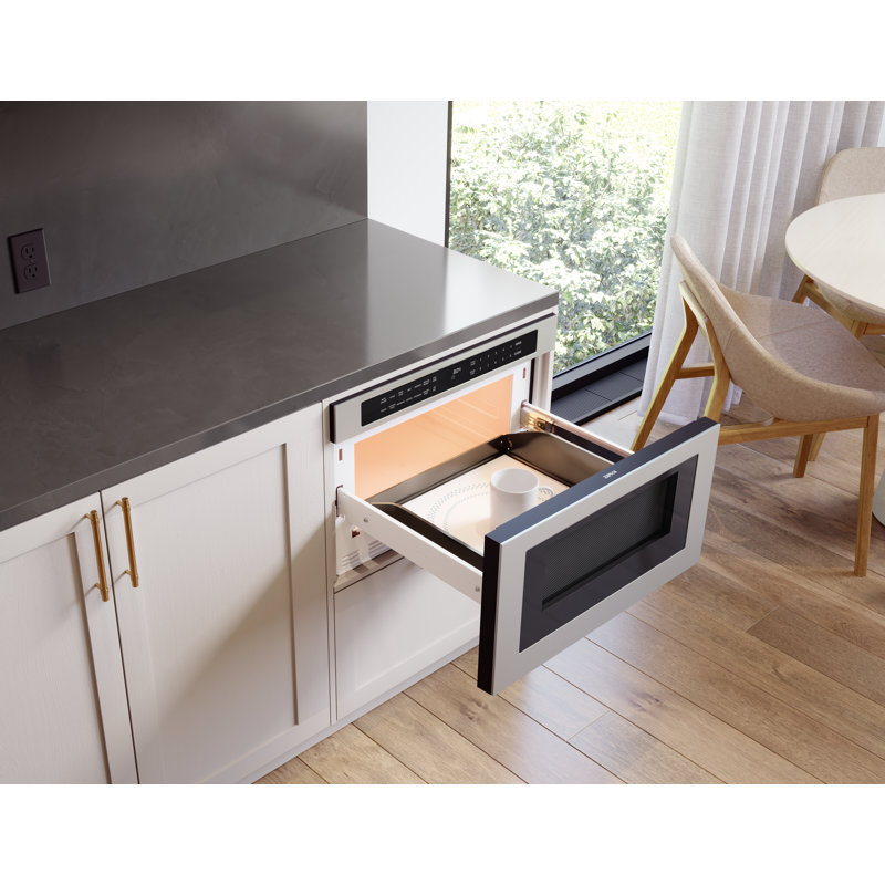 Zephyr 30 In. Built-In Microwave Drawer In Stainless Steel with Sensor Cooking