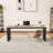78.74 Inches Double Computer Desk For 2 Person – Extra Long Industrial Workstation With Heavy Duty Metal Frame (Not Including Chair)-1005893500
