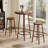 2-Person Counter Height Dining Set Round