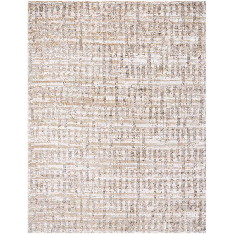 Tapis tissé à la machine Zavanah, Rectangle 5 pi 3 po x 7 pi