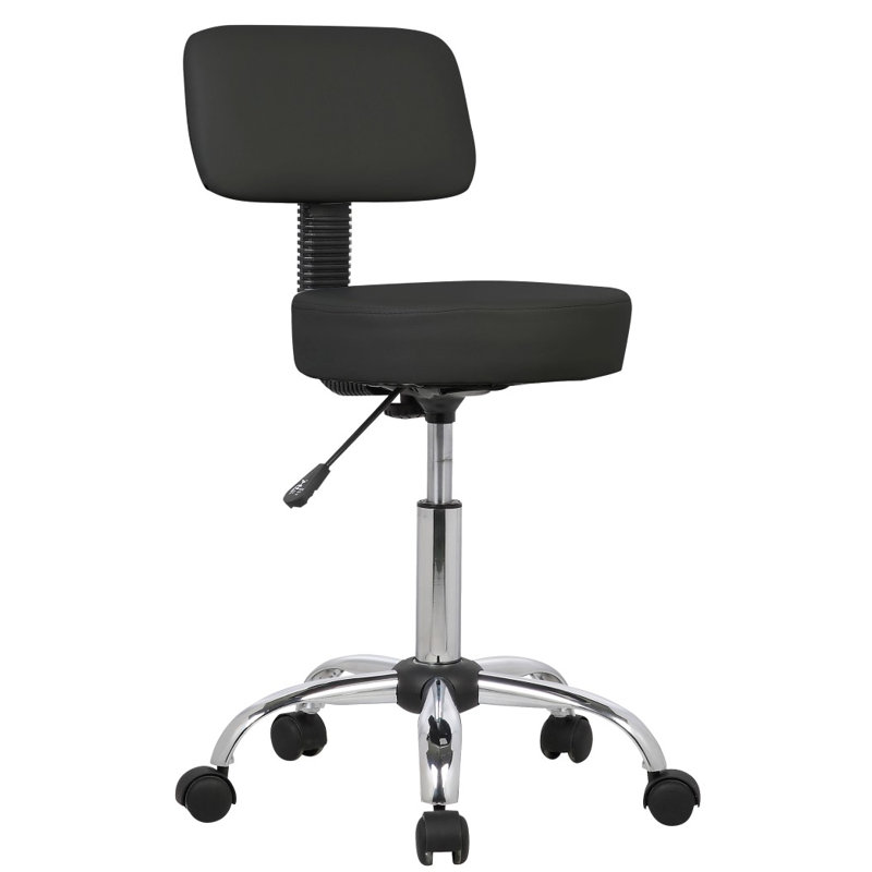 Chaise de travail Keriann, Noir
