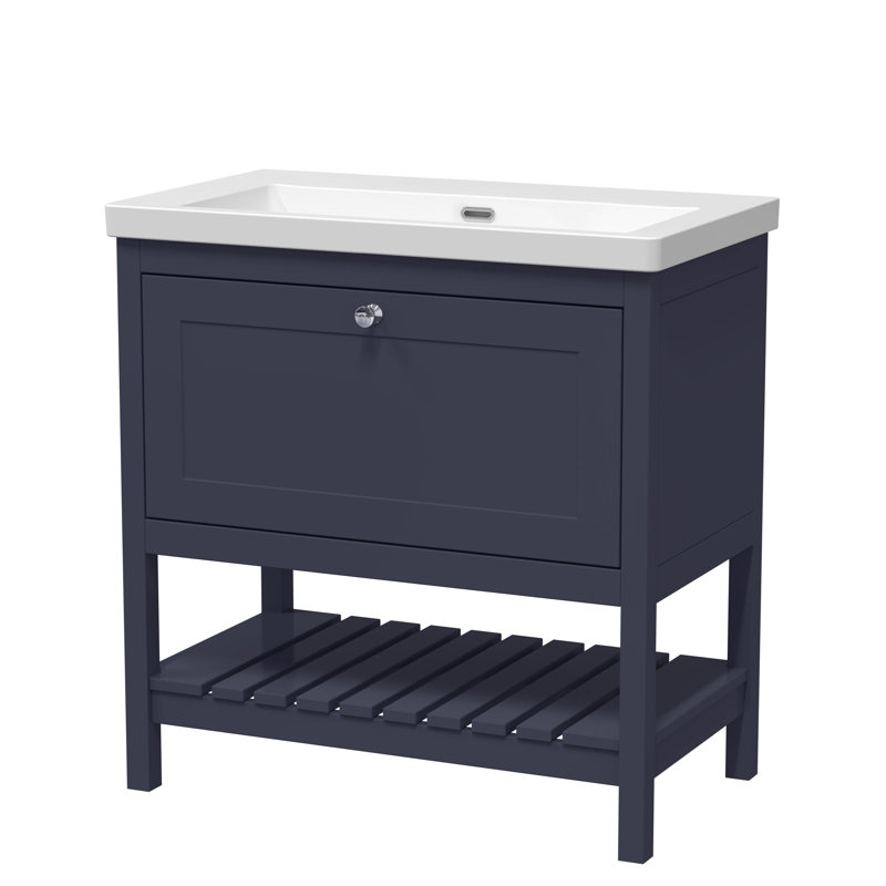 Bexley Bathroom Vanity, Indigo Blue, 81.3cm W