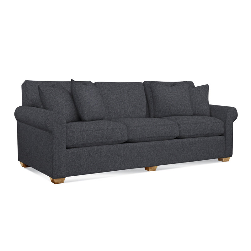 Canapé rembourré 98 po Bedford, Brown Geometric, 0456-33, Miel