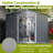 8X6 FT Outdoor Tool Storage Shed With Metal Foundation & Lockable Doors,  All Weather Metal Sheds For Garden, Patio, Backyard, Lawn, Gray