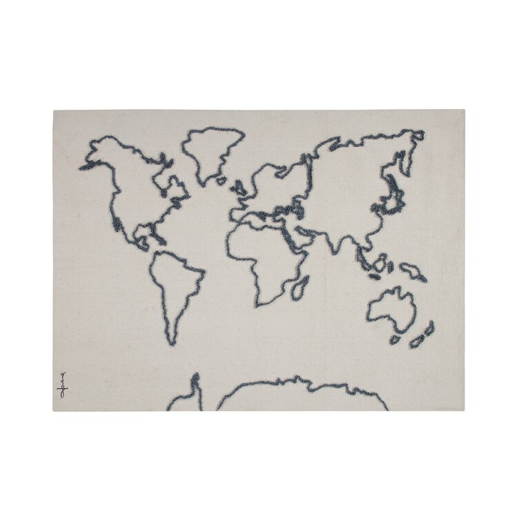 Wandbehang Weltkarte