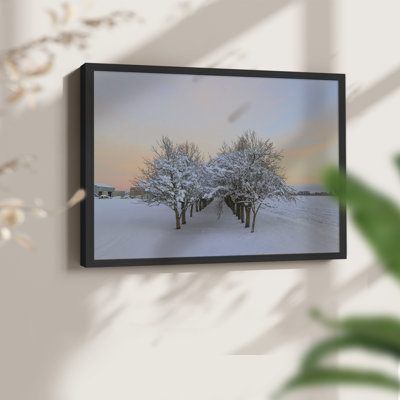 Parmi les arbres - Reproduction encadrée - Restickable