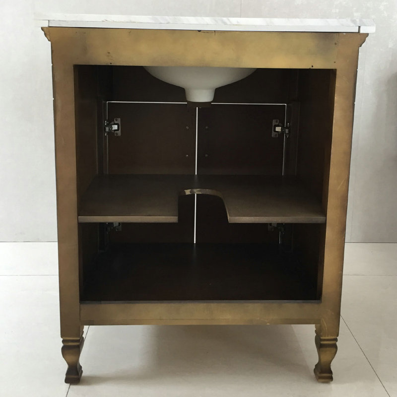 Antwerp 30'' Single Bathroom Vanity with Top, Black