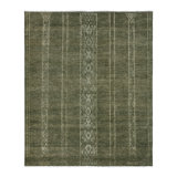 Jaipur Living Achala TAP03 Handknot Striped Green Runner (3'X10')