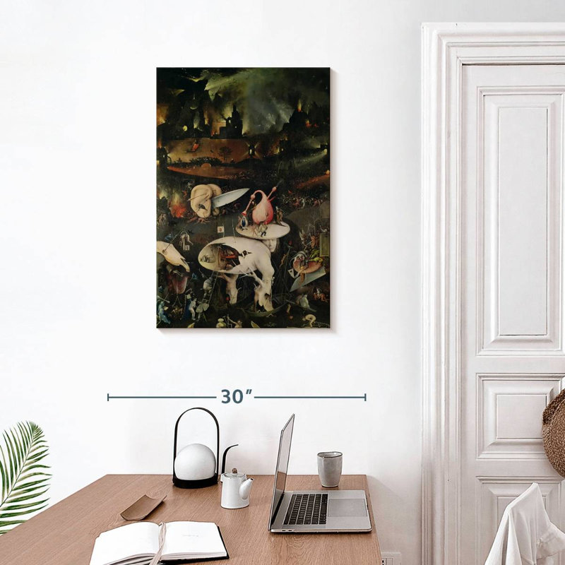 Kelan, le jardin des délices terrestres VII, H 30 po x l 20 po