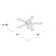 42" Crestfield 5 - Blade Indoor Modern Farmhouse Small Room Ceiling Fan with Lights and Pull Chains