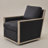 27" Wide Performance Fabric Down Fill No Assembly Upholstered Swivel Armchair-1626450587