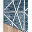 Tapis géométrique bleu / gris Jantsen-512468432