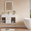 Ensemble de meuble-lavabo mural flottant blanc moderne avec pierre frittée encastrable 35 po Chiverton-1957807516-1958656429-1958656416