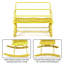 Chaise berçante d'extérieur en métal Ayled-1280022297