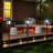 2 Pack 40" Solar Post Lamp Lights Outdoor, Led Dusk To Dawn Waterproof Pathway Lamps For Yard & Driveway