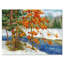 Stream in the Winter Forest I - Peinture sur toile-59842094-59842095