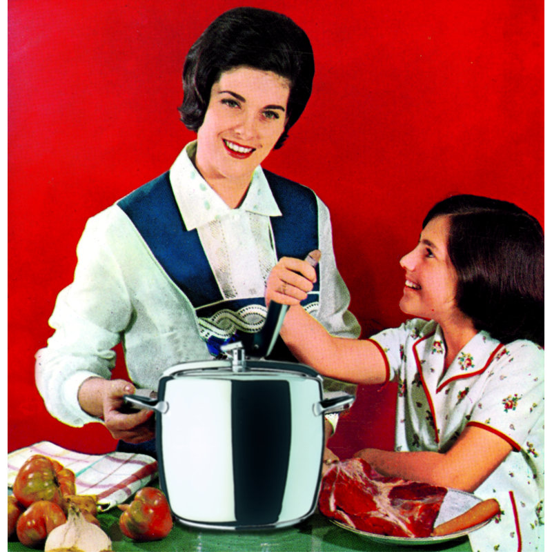 1950 Pressure Cooker Stainless Steel