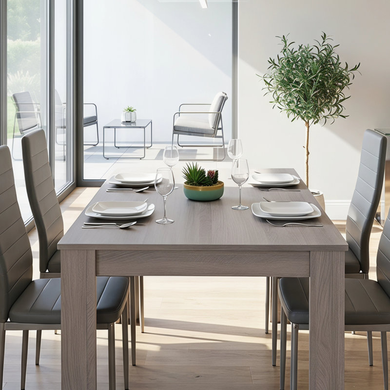 Aadhith 4 -Person Dining Set, H75 x L117 x W77cm
