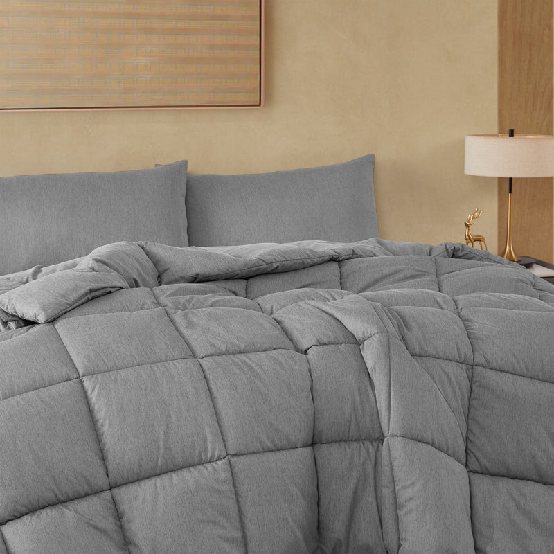Coma Inducer Blended Melange Panda Oversized Comforter Set, Queen Comforter + 2 Standard Shams
