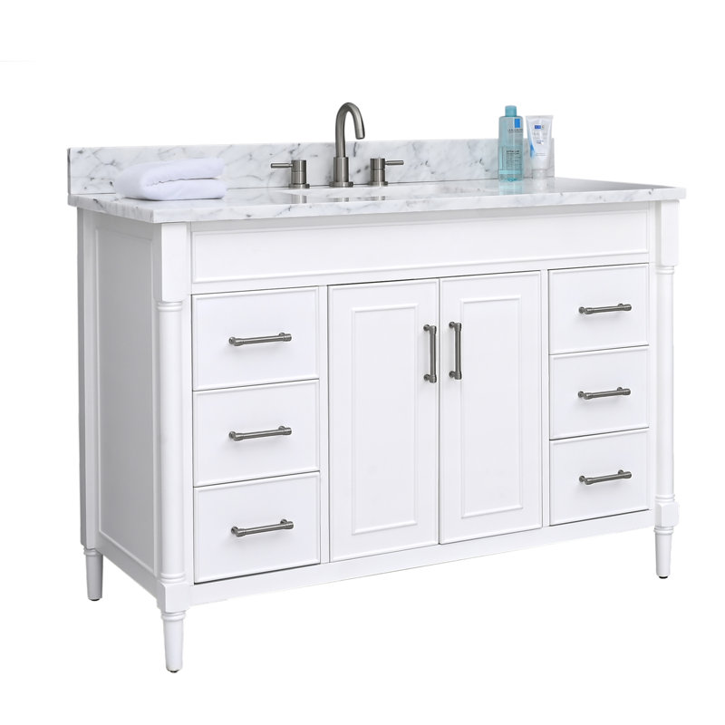 Bristol 49'' W Single Vanity, White