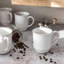over&back Rimmed 16oz Semi-Matte Hand-Finished Stoneware Mugs, Set of 4-99312929
