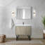 36 po X P 20 po Ensemble de meuble-lavabo avec plateau en marbre de culture et robinet en or rose D-2055298249-2055298250