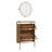 Wall-Mounted Shoe Cabinet With Mirror