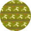 Tapis 100% à motifs lavables à la machine 2989 WSH-PAT3086-YW-68349976