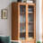 Simple solid wood bookcase
