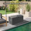 Boîte de terrasse verrouillable en résine imperméable 80 gallons Decksplore-121236019
