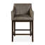 Upholstered Stool with Solid Wood Frame-1455999329