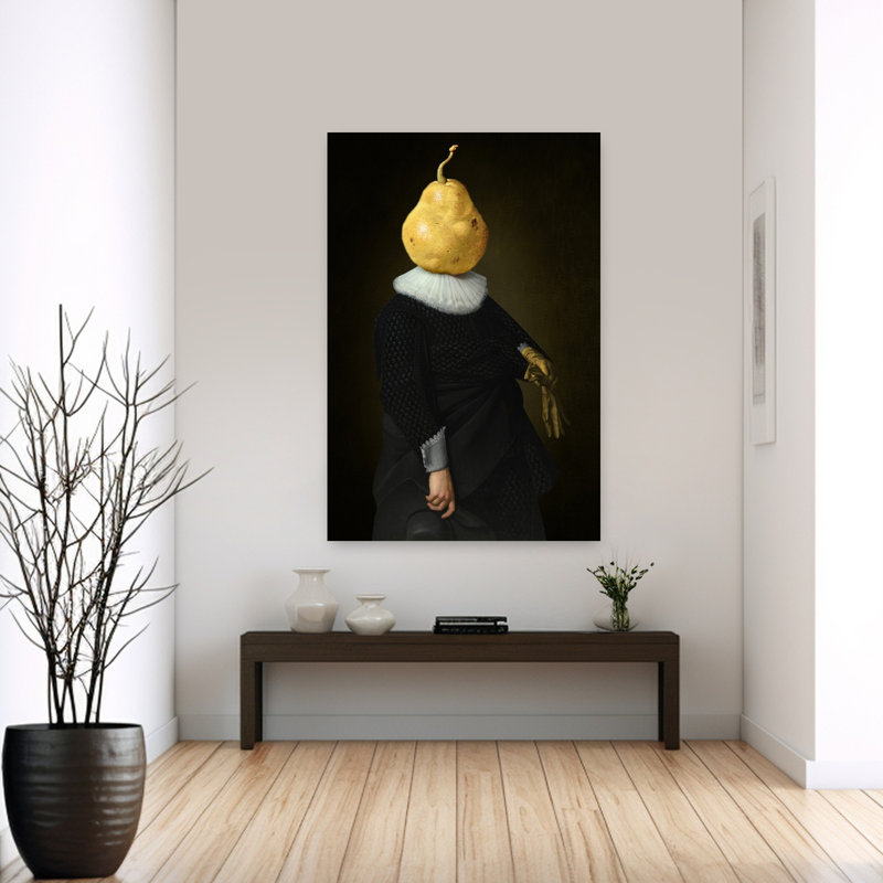 Art contemporain contemporain sur bois, H 60 po x l 40 po