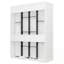 Grand lit escamotable avec supports de rangement cachés-309830117
