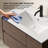 36-Inch Ceramic Bathroom Basin, Ceramic Bathroom Vanity Basin, No Overflow, Gloss