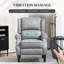 Fauteuil inclinable avec repose-pieds Massage