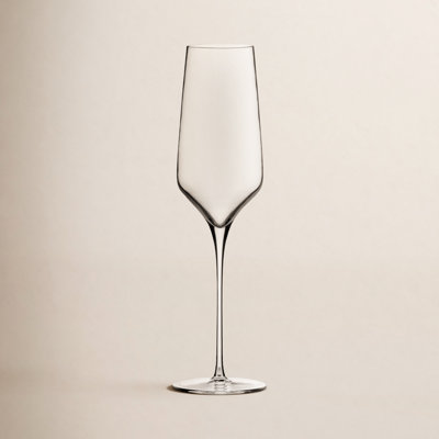 Libbey Signature Greenwich Champagne Flute Glasses, 8.25-ounce