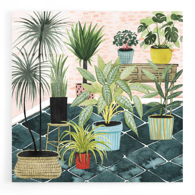 Modern Jungle II - peinture sans cadre
