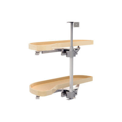 Maple Two-Tier Classic Girasolo w/ Soft-Close for 12" Left Opening/Blind Right Corner Cabinets