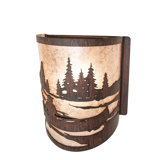 1 - Light Flush Mounted Sconce