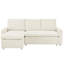 Canapé-lit 90 po avec méridienne et housse en velours côtelé beige lavable Housse de rangement convertible de 51 po de largeur-523002529